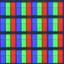 Les pixels de la télévision en couleur