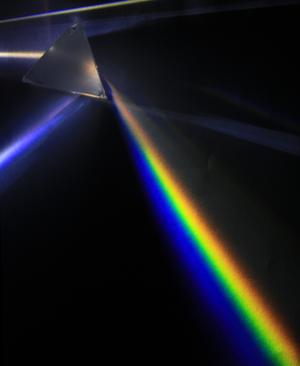 Dispersion de la lumière par un prisme